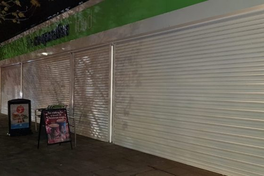 Retail Security Shutter Installation