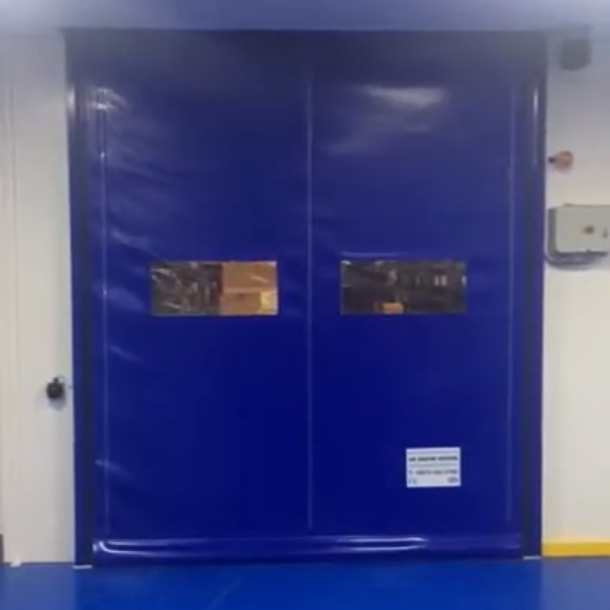 Zip Speed Door Installation for Cosmetics Giant