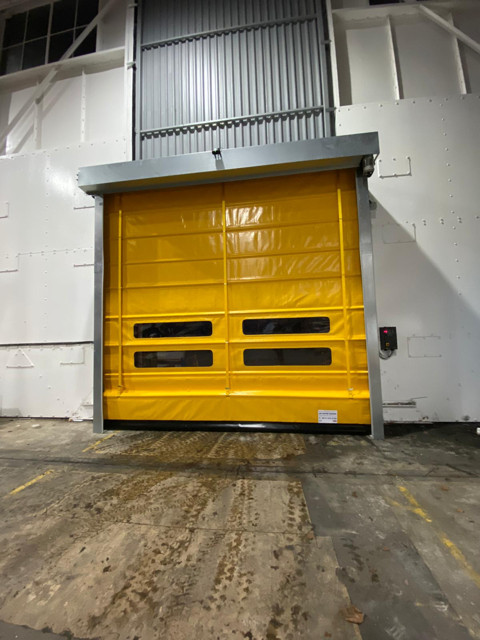 Installation of Turbo Fold Doors at Cotswold Airport